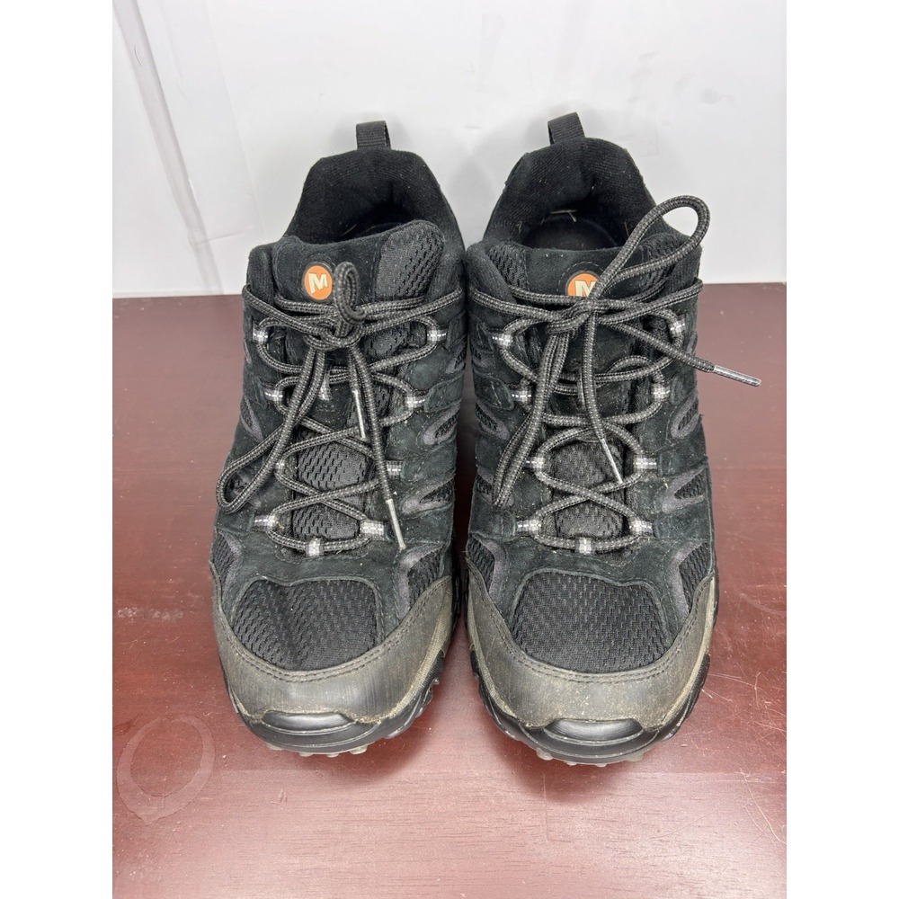 Merrell Moab 2‎ Ventilator Shoes Mens 10.5 Black Suede Mesh Hiking Trail J06017